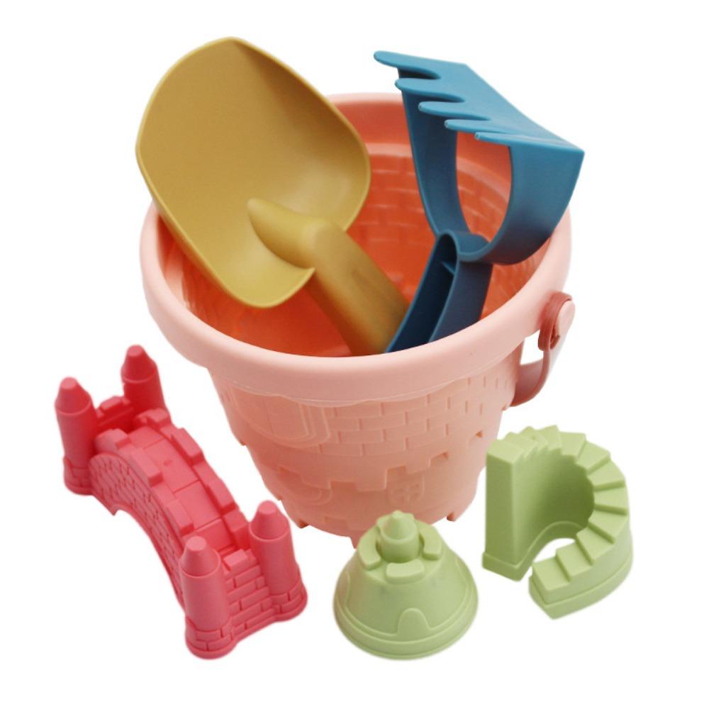 REBUY Rebuy Beach Bucket Toys Sand Bucket Suit Mainan Interaktif Permainan Pantai Pasir Balita Mainan Pantai Pinggir Laut Mainan Anak Gali Pasir Alat Renang Mandi Mainan Bermain Air Pantai