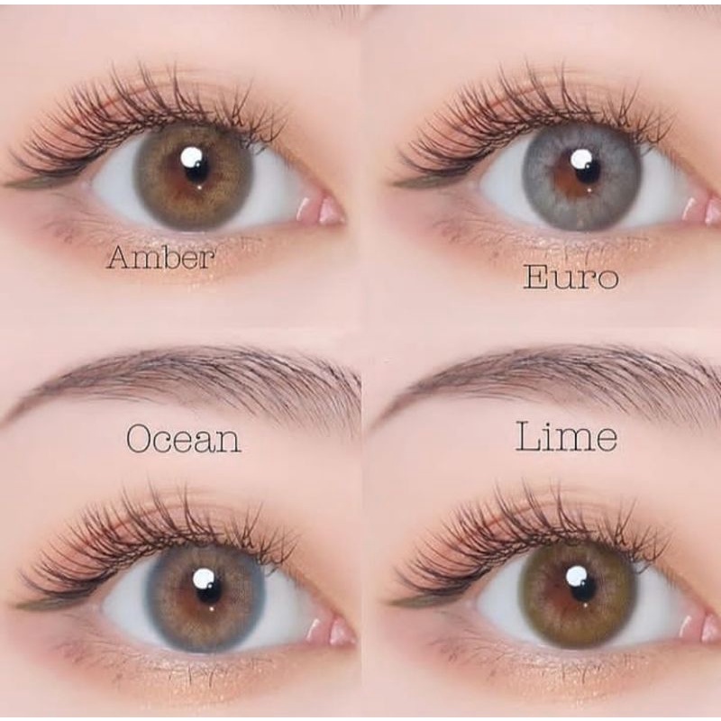 SOFTLENS DESIRE EURO/AMBER/LIME/OCEAN by URBAN FACTORY NORMAL, MINUS