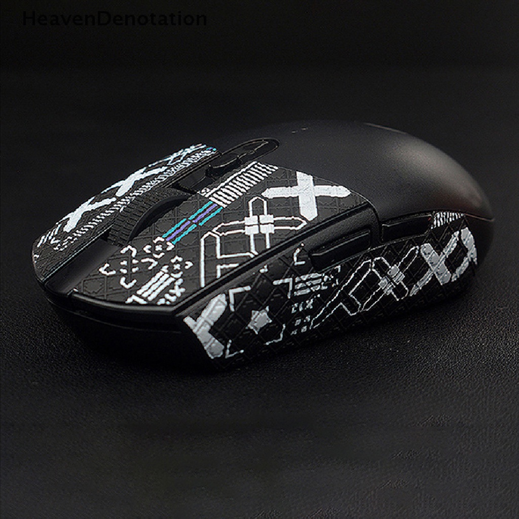 [HeavenDenotation] Mouse Grip Tape Skate Handmade Stiker Non Slip Hisap Keringat Untuk Logitech G102 G304 Wireless No Mouse HDV