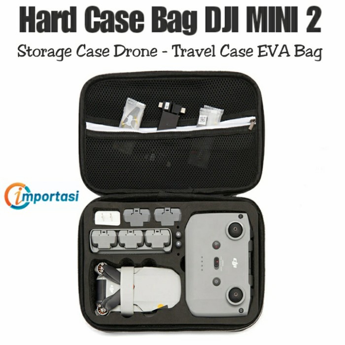 Tas Drone Storage Bag DJI Mini 2 Portable Hard Case Eva Carrying Box