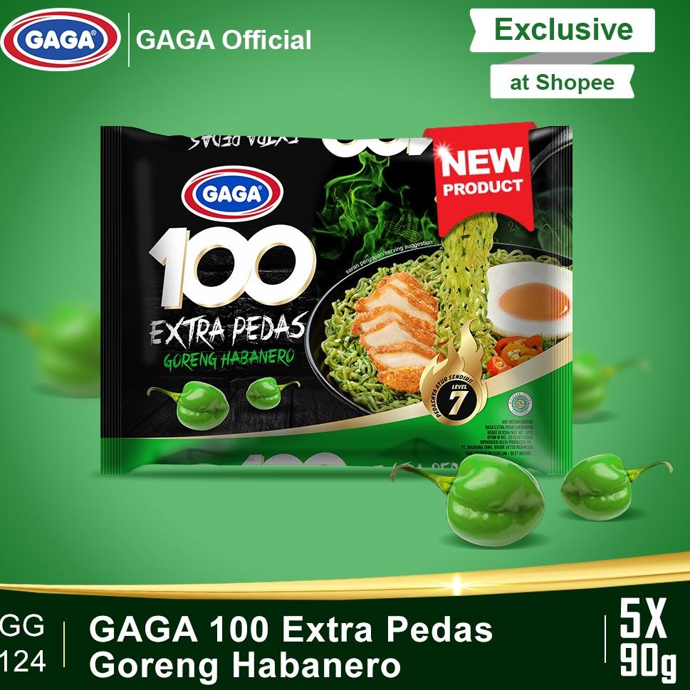 

⚡GROSIR⚡ GAGA 100 Extra Pedas Goreng Habanero 5 Pcs (GG124)