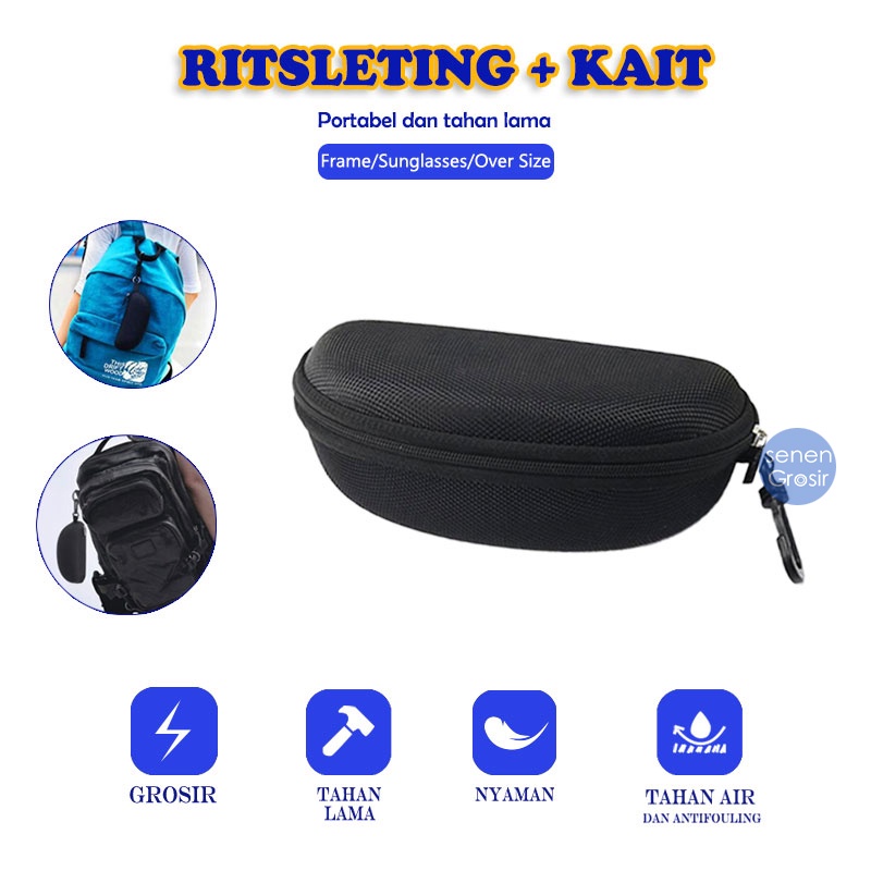 Kotak Kacamata Reseleting box Sunglasses / Tempat Kacamata Resleting waterproof Hardcase Cover Kacamata Box Case Resleting Kotak Kacamata S1