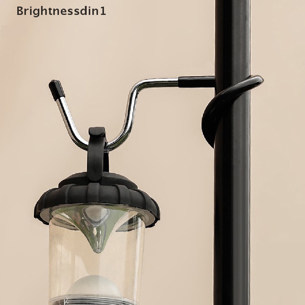 [Brightnessdin1] Outdoor Lamp Holder Hook Tenda Tiang Tiang Lampu Holder Hook Camp Gantungan Peralatan Butik