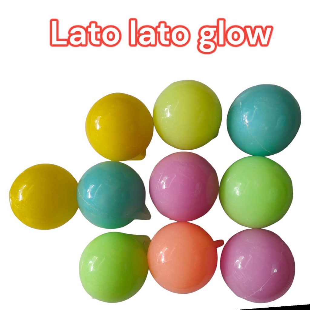 Mainan Lato-Lato Viral Glow In The Dark Untuk Anak-Anak Dewasa Mainan Tektek Viral Bola Menyala Dalam Gelap Latto Latto