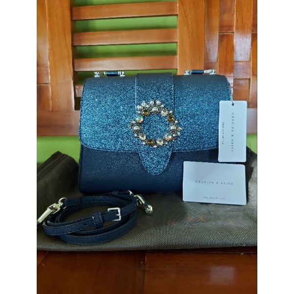 PRELOVED LIKE NEW MULUS Tas wanita handbag tas bahu sling bag Original Store 100% Charles n keith bl