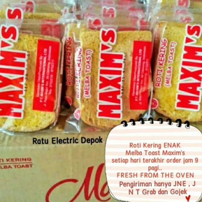 

roti kering / melba toast maxim TERLARIS