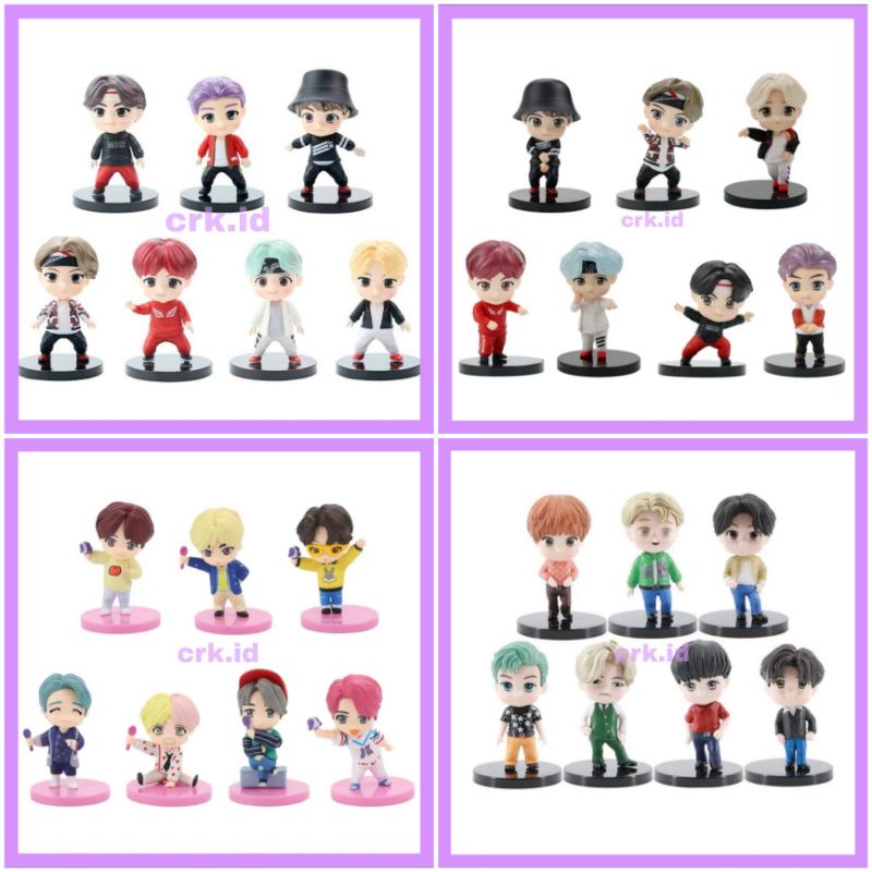 1 SET MINI ACTION FIGURE BTS ARMY MIC DROP ERA BANGTAN BOYS TINY TAN | HADIAH PAJANGAN RM JIN SUGA J