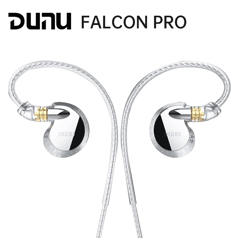 Dunu FALCON Pro 1DD 10mm ECLIPSE Dynamic Driver In-Ear Earphone IEM Dengan 2.5/3.5/4.4 3plugs MMCX Kabel Dilepas Headset Earbud