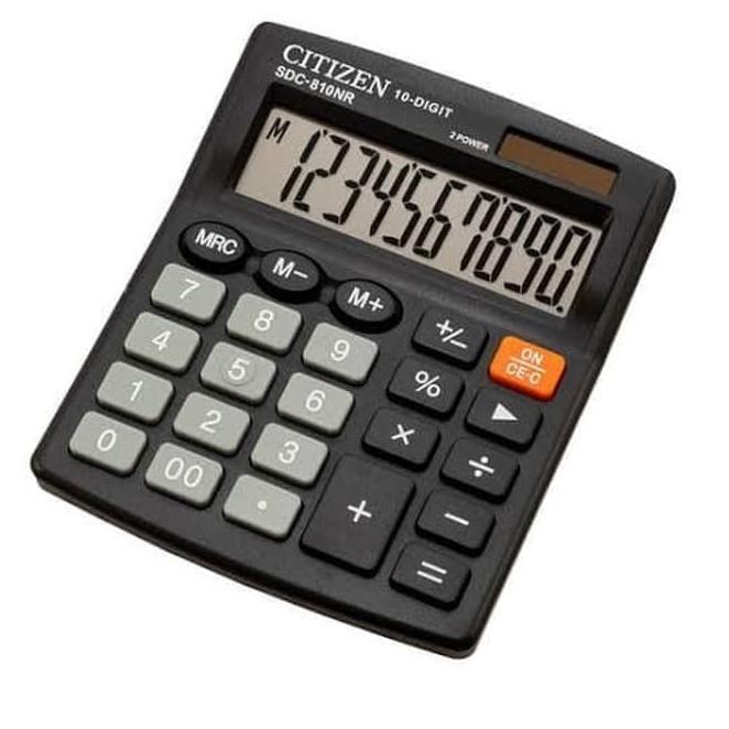 

G79 Kalkulator Citizen SDC 810 Original 10 Digit TERPOPULER ㅊ
