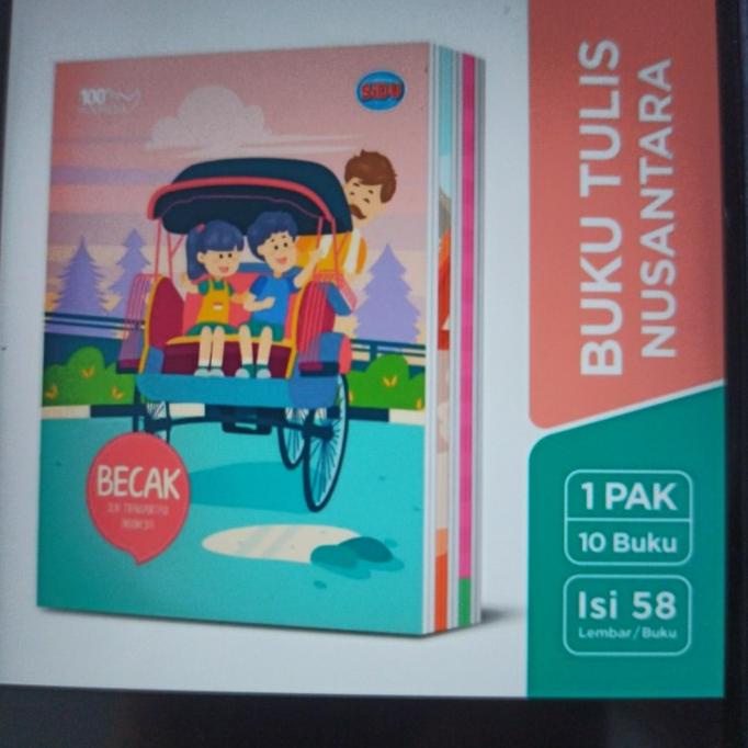 

Buku Tulis Sidu 58 lembar TERMURAH