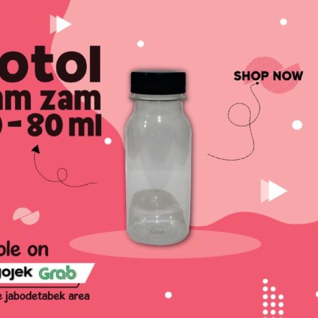

☋ Botol zamzam 60-80ml short neck isi 100pcs termurah ☄