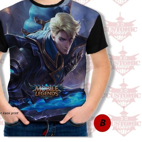 ♢ KAOS MOBILE LEGENDS ANAK - baju anak ALLUCARD - alucard all skin1 ☎