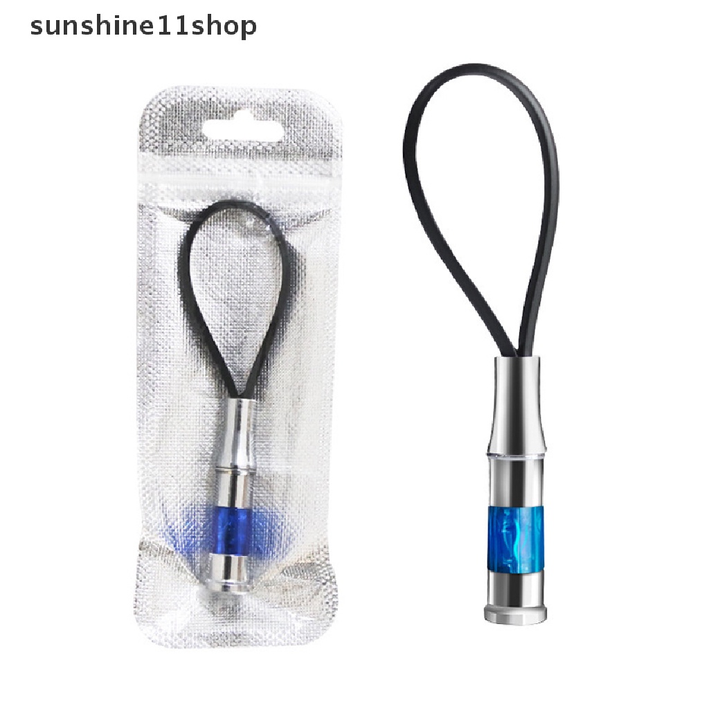 Sho Batang Statis Kecil Electrostatic Discharger Key Ring Tubuh Manusia Statis Eliminator Anti-Statis Glowing Keychain Lampu LED N