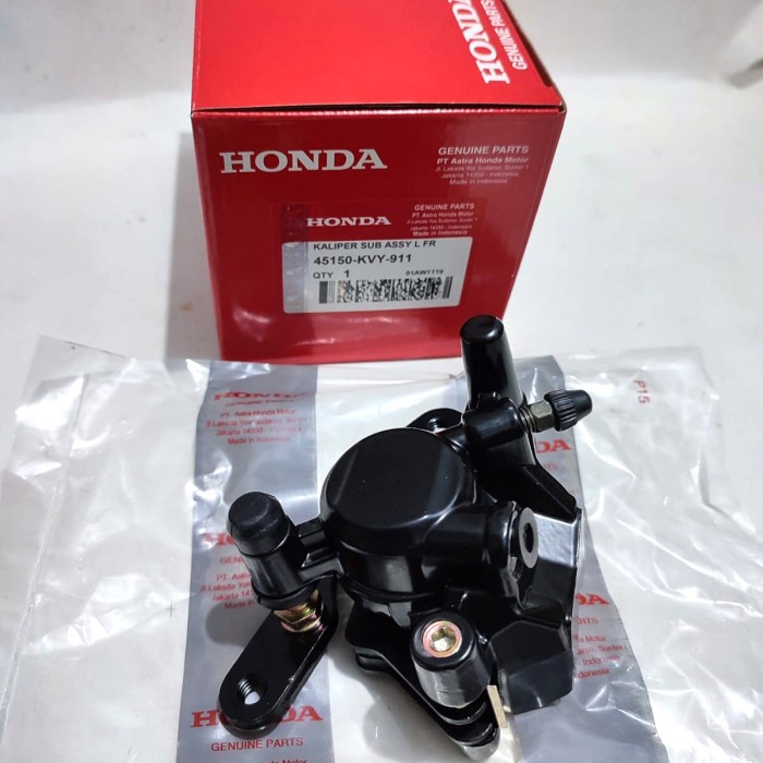 Bracket AssyKALIPER ASSY DEPAN KEPALA BABI HONDA BEAT KARBU ORI (KVY)