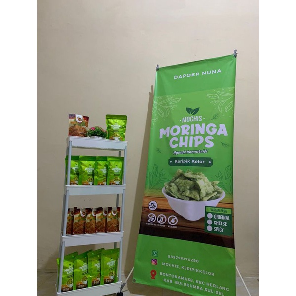 

Keripik kelor rasa original