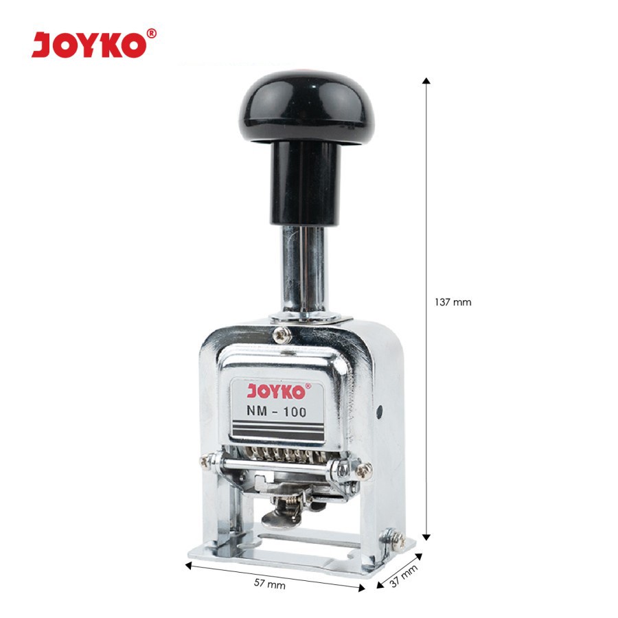 Numerator Joyko NM-100 / 6 Digits / Angka / Automatic Numbering Machine / Mesin Penomor Otomatis
