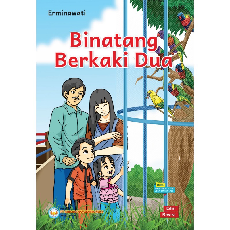 Buku Cerita Anak Buku Cerita Anak Bergambar Binatang Berkaki Dua-(PAUD)