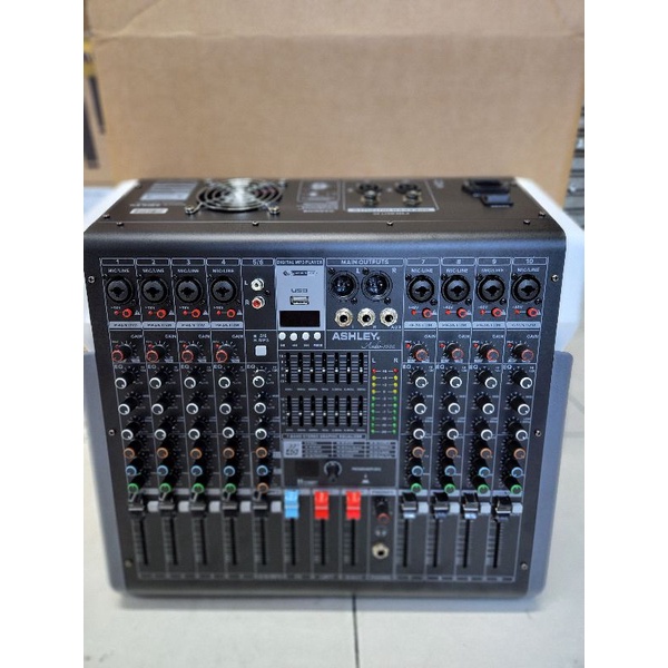 POWER MIXER ASHLEY AUDIO1000 AUDIO 1000 10CH GARANSI ORIGINAL