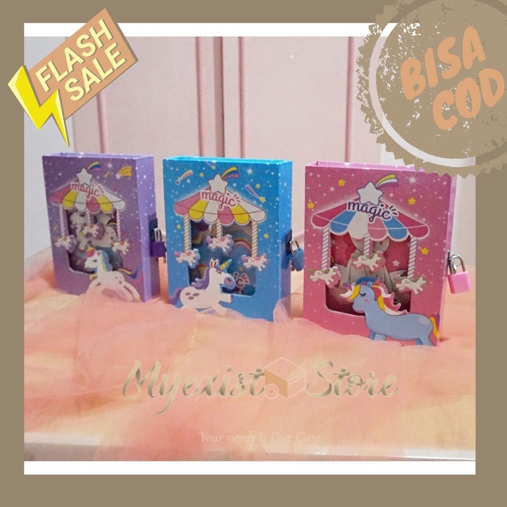

Terlaris ✨ -BUKU DIARY GEMBOK MAGIC UNICORN JURNAL RAHASIA IMUT LUCU TERMURAH UNIK IMPORT HADIAH ANAK BUKU TULIS -IVN341- 2.2.23