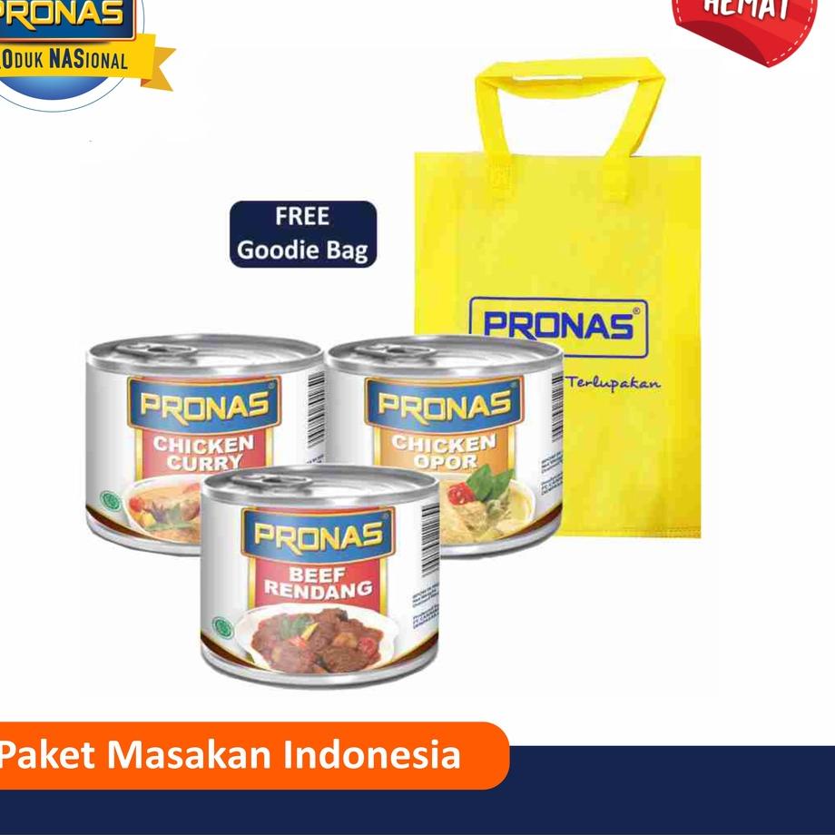 

☑ PRONAS Paket lengkap Masakan Indonesia Free Tote Bag ➫
