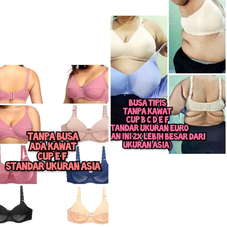 MENARIK BRA EURO BH JUMBO CUP D E F G SIZE 36 38 40 42 44 46 48 50 52 54