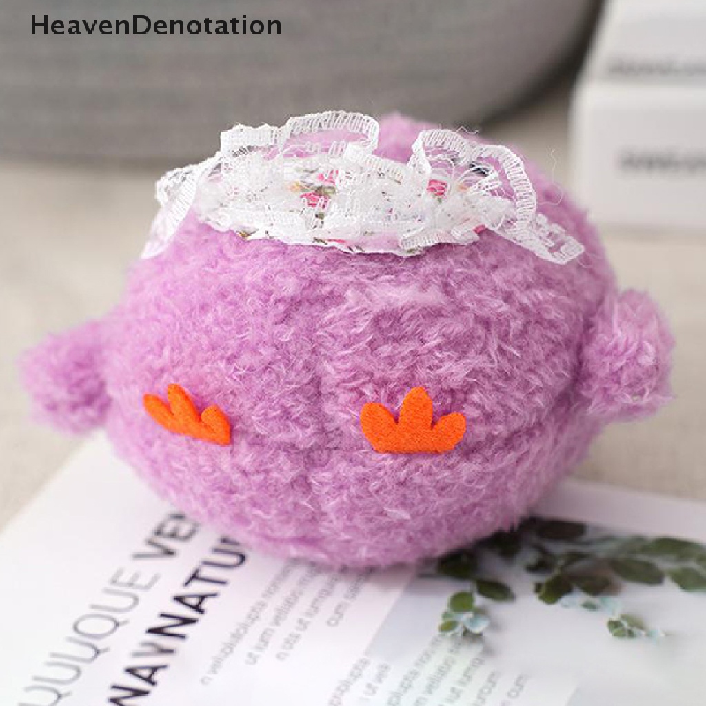 [HeavenDenotation] 10 cm Boneka Plush Boneka Mainan Ayam Mini Gantungan Kunci Boneka Liontin Mainan Hadiah HDV