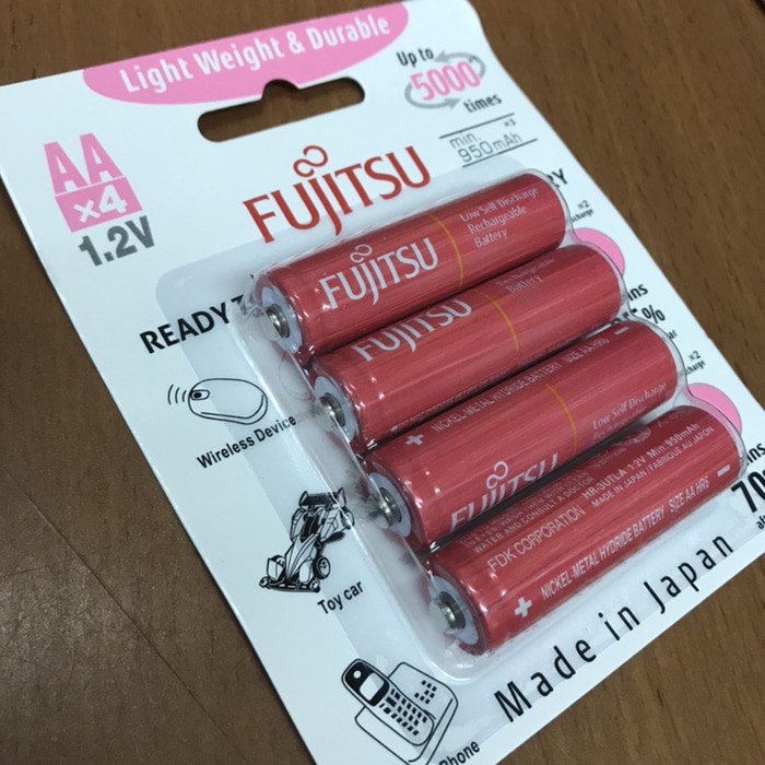 Baterai Fujitsu AA 950Mah Batre Cas AA Fujitsu 950mAh Battery Fujitsu murah