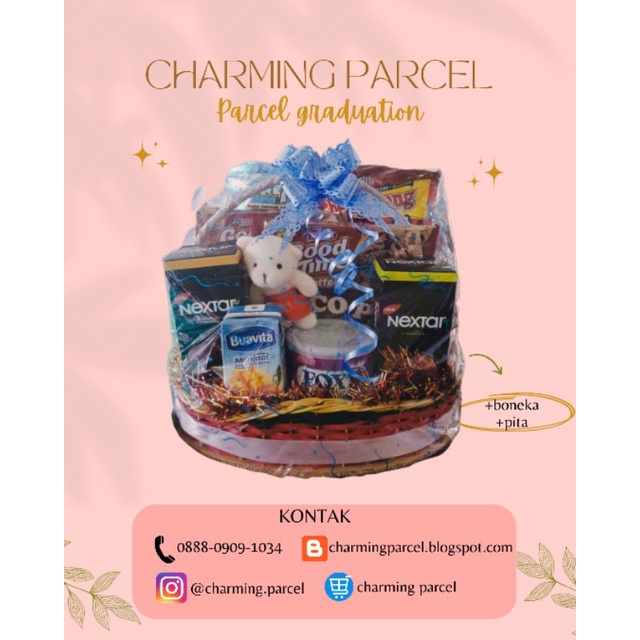 

Parcel Graduation/Hampers graduation/bukcet graduation/parcel snack graduation
