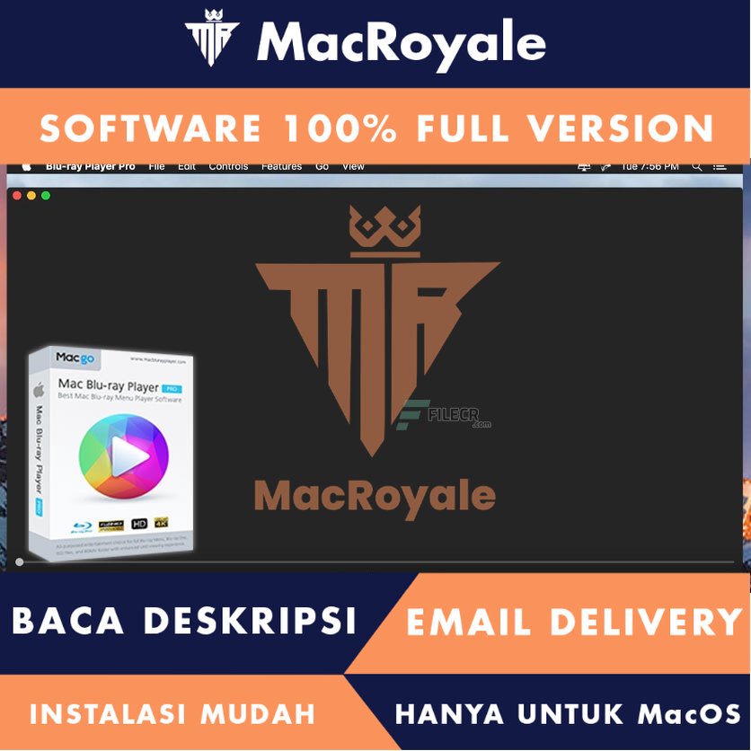 [MacOS] Macgo Mac Bluray Player Pro Full Version Lifetime Full Garansi