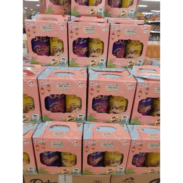 BARU DEKA ASTOR WAFER ROLL GIFT BOX 250GR EDISI LEBARAN 2024 ISI 2 KALENG IDUL FITRI BISKUIT COKELAT