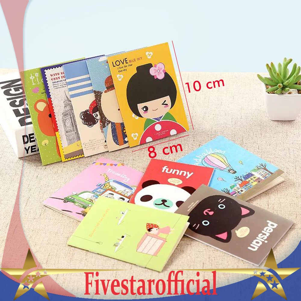

Buku Tulis / NoteBook MINI Notes Catatan Imut Lucu - FIVESTAR