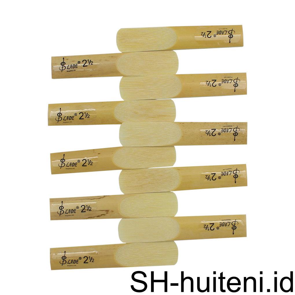 Huit 10Pcs Reed Saxophone Kekuatan2 5alat Instrumen B-Datar Tenor Bagian Permukaan Bantu Pengerjaan Potongan Peluit