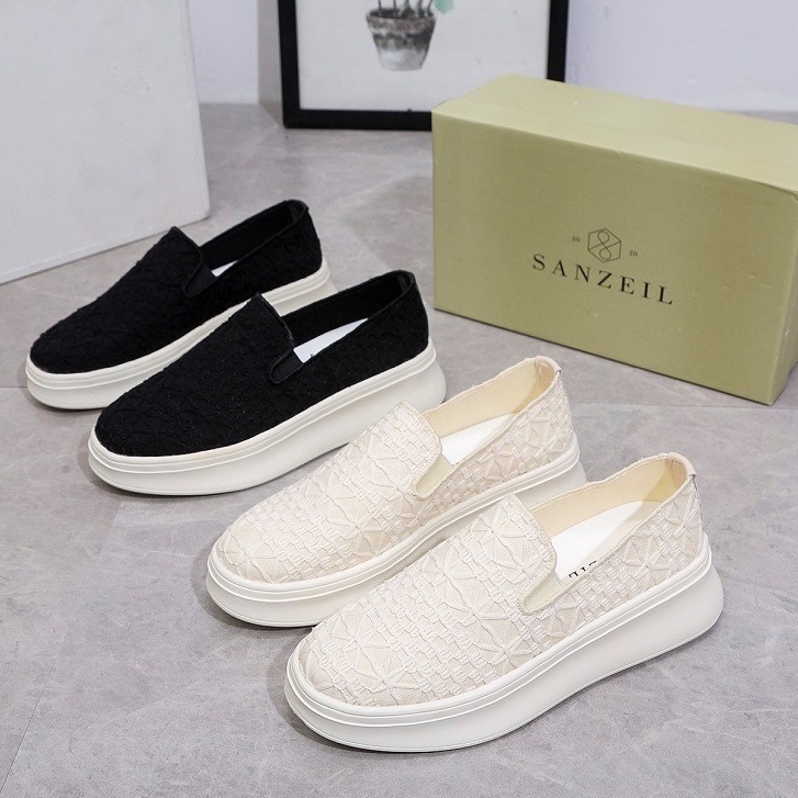 0021 Sanzeil Davve - Sepatu Wanita Slip On Import Murah Terbaru