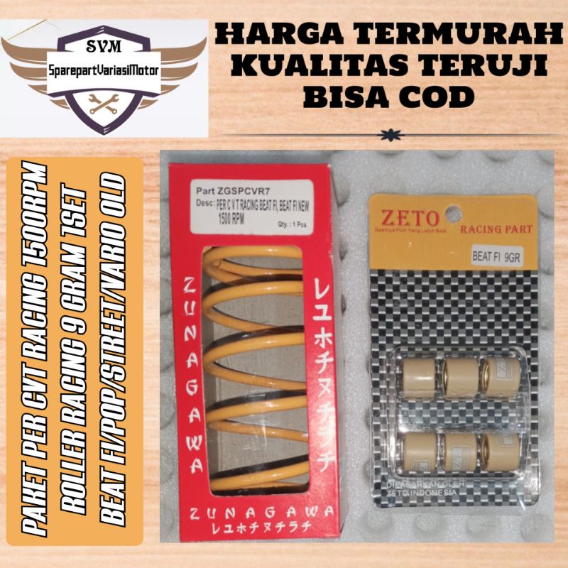 PER CVT RACING ROLLER RACING BEAT FI BEAT POP BEAT STREET BEAT ESP 1500 RPM