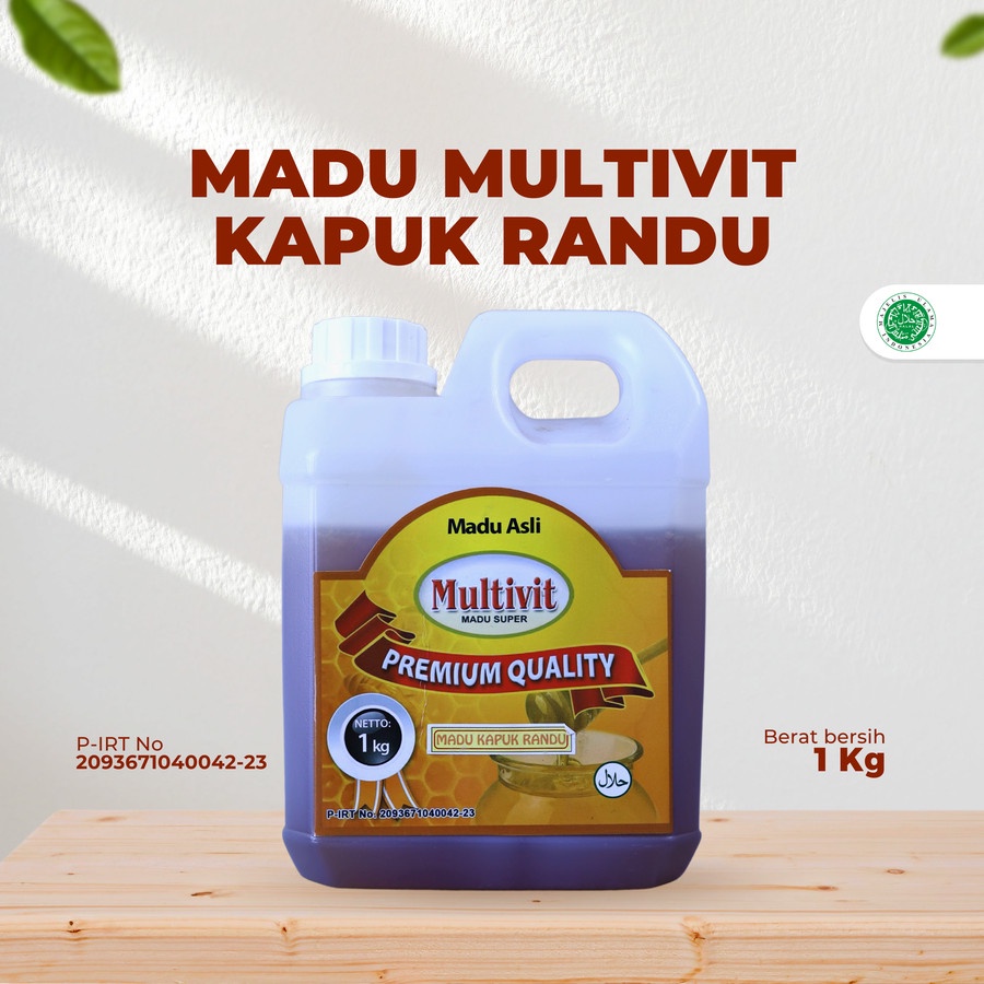 

MADU ASLI KAPUK RANDU MULTIVIT || MADU MURNI 100%