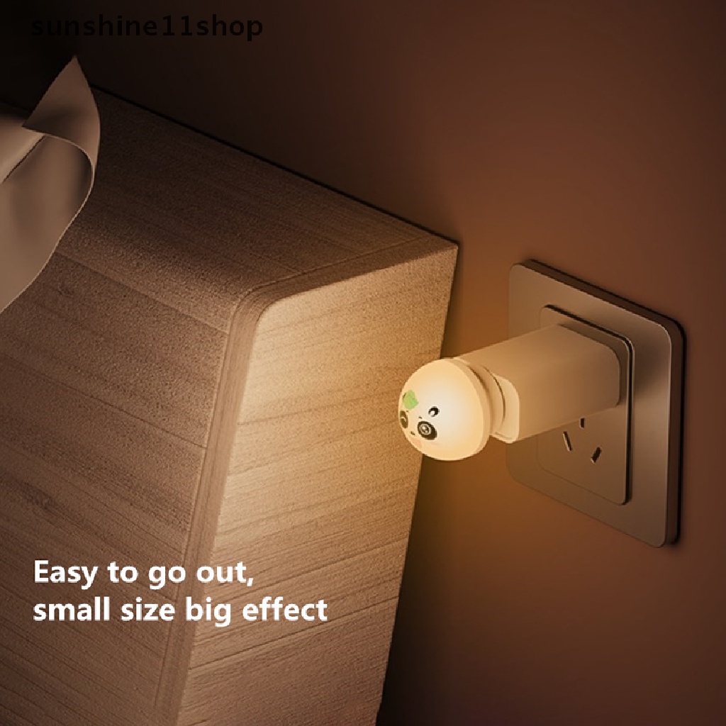 Sho USB Plug Night Light Pelindung Mata Baca Lampu Mini Lampu Buku Komputer N