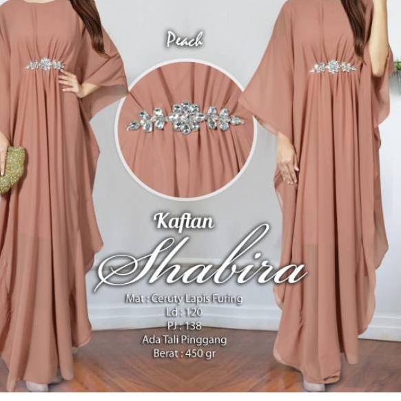 ➣ SHABIRA KAFTAN AKSESORIS PUTIH ❆