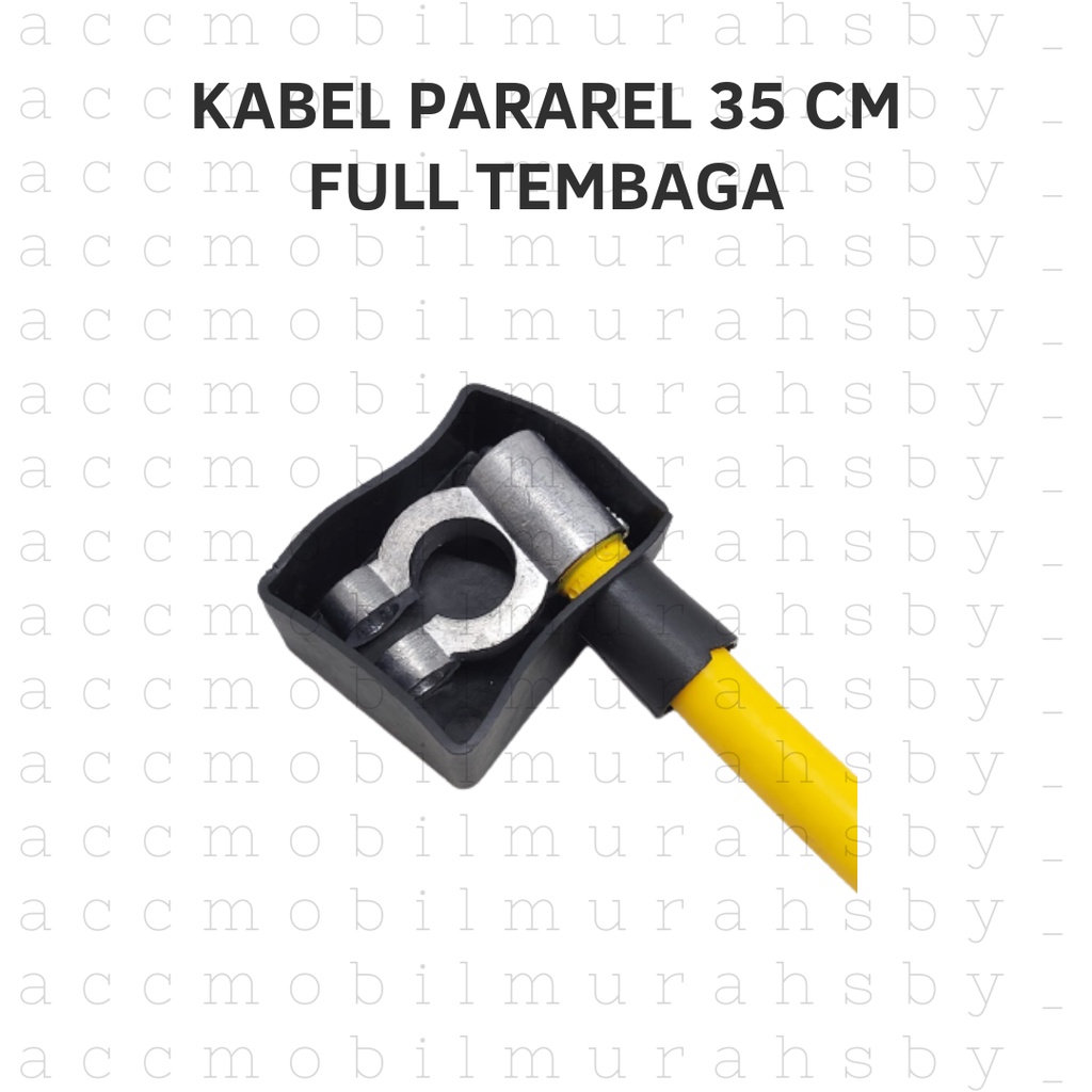 KABEL AKI GANDENG - CABLE ACCU PARAREL 35CM FULL TEMBAGA