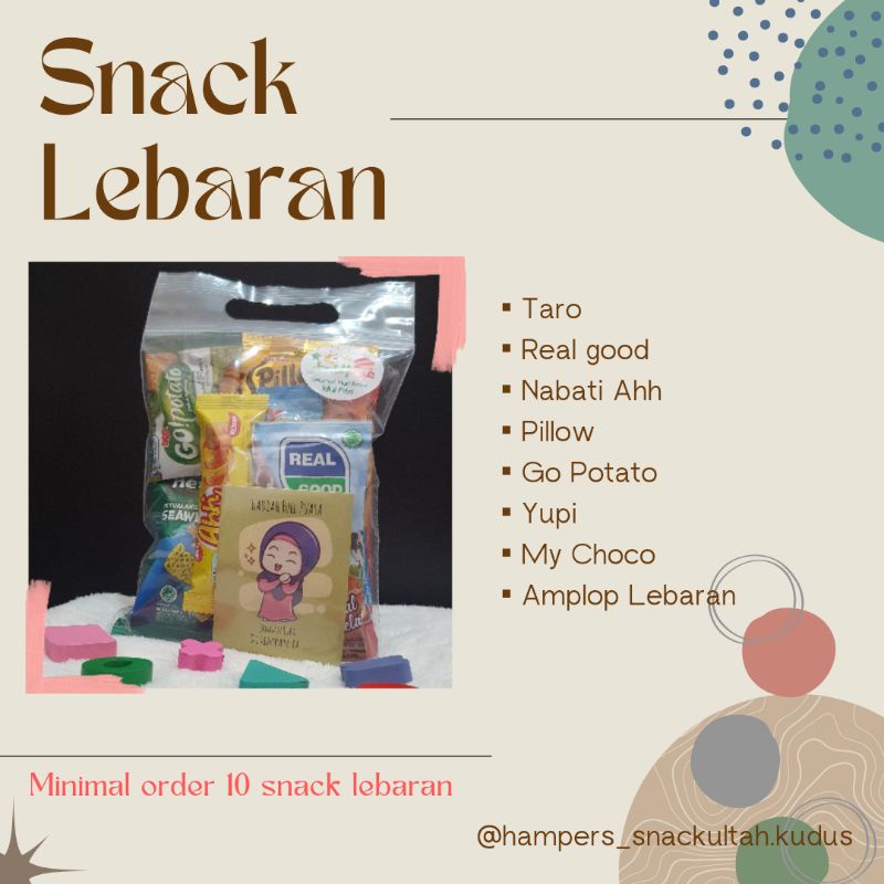 

Snack lebaran/ bingkisan snack/ snack kekinian/snack murah/ paket snack