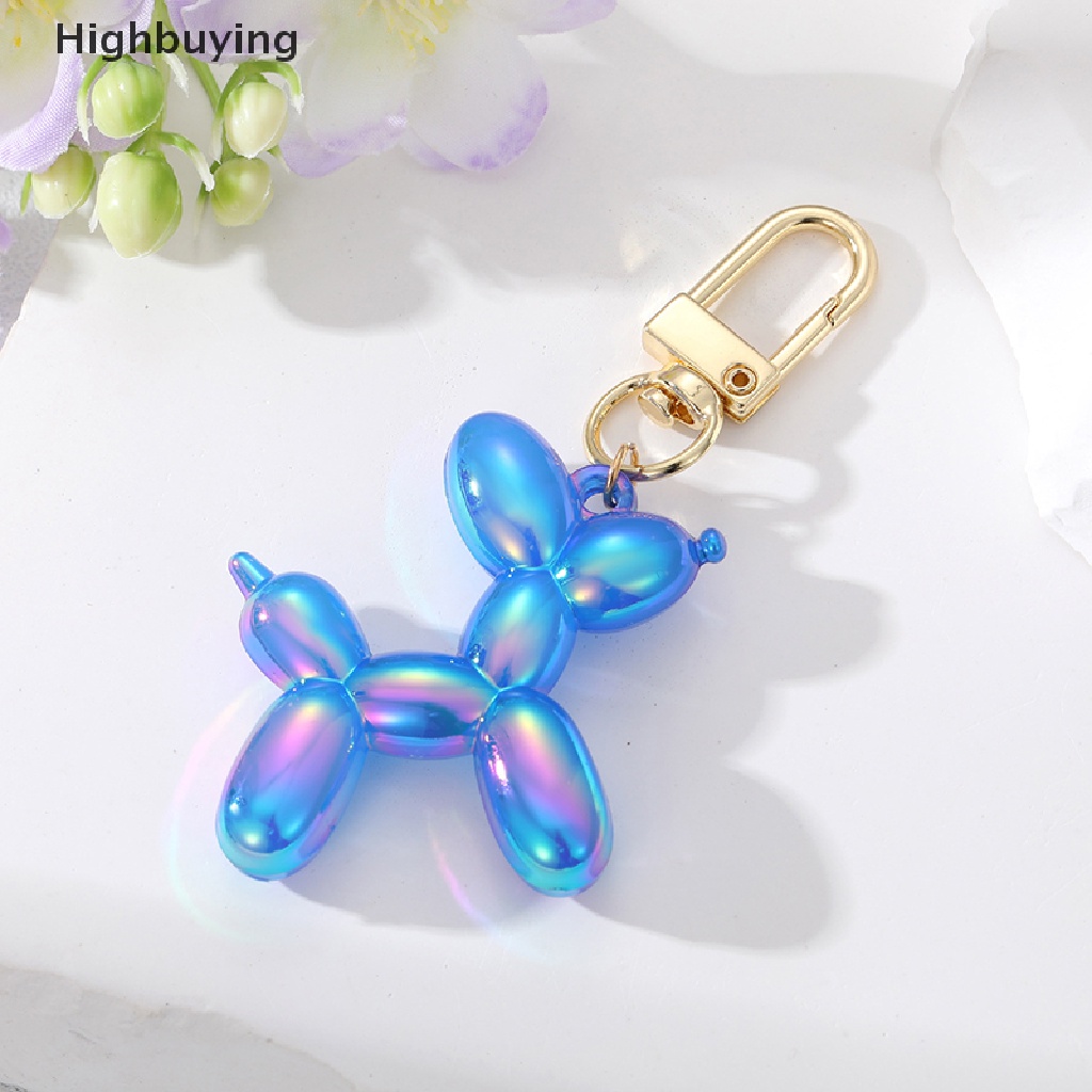 Hbid 1pc Kawaii Kartun Hewan Pasangan Gantungan Kunci Key Ring Untuk Wanita Pria Baru Warna-Warni Lucu Tas Hewan Peliharaan Mobil Holder Airpods Kotak Perhiasan Glory