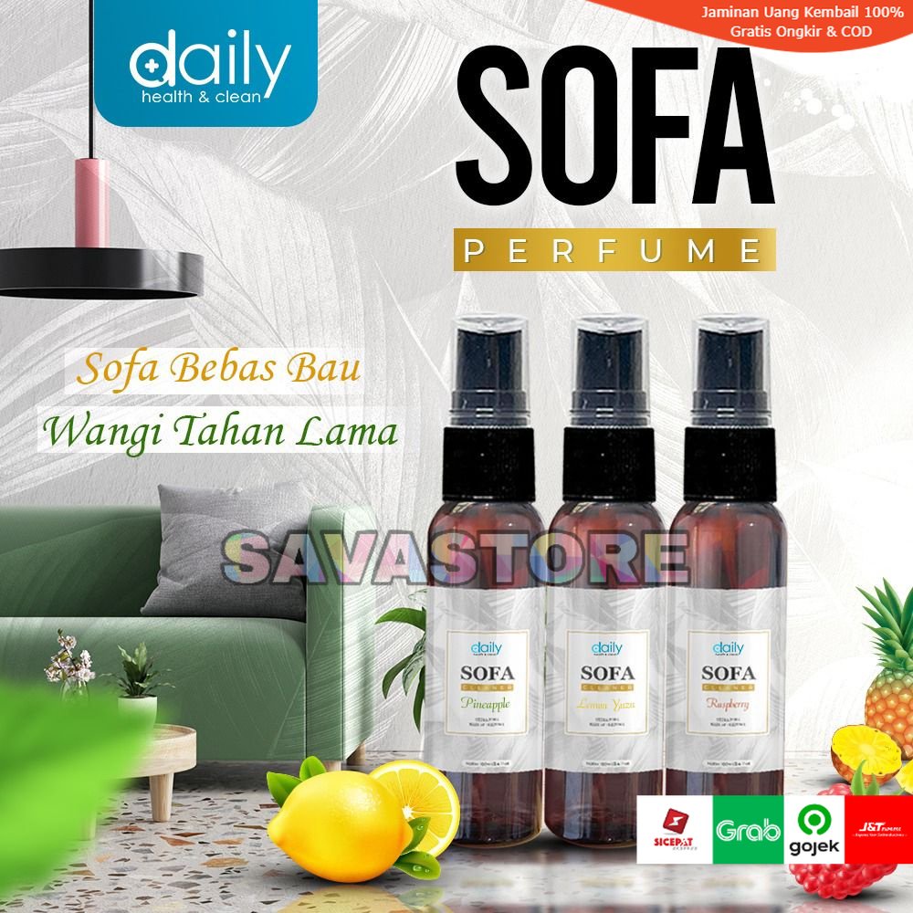 Daily Sofa Perfume - Pengharum Sofa Ampuh Hilangkan Bau Sofa Parfum Sofa Antibacterial 100ml