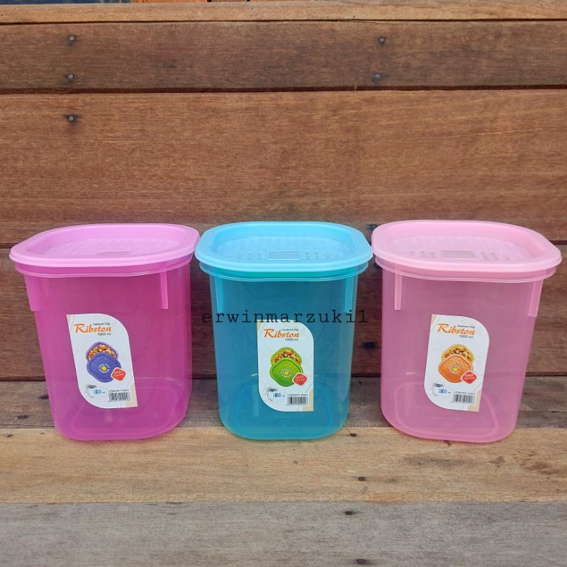 Tempat Makan / Toples / Sealware Segi Ribston 1800ml toples sealware