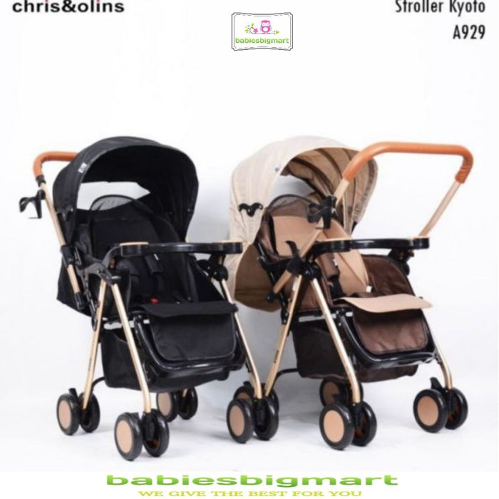 Stroller ChrisOlins A929 Kyoto Premium Setir bolak balik Ukuran XL