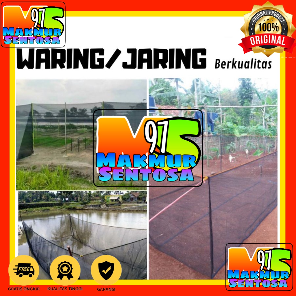 Waring, Jaring pagar ayam, jaring kandang, jaring tanaman, jaring kebun, Cap JANGKAR MAS, ECERAN