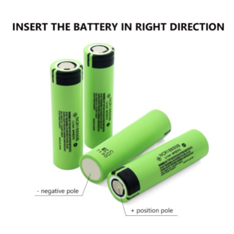 Panasonic 18650 3.7V baterai isi ulang Ncr18650b 3400mah baterai lithium ion Dengan Pelindung