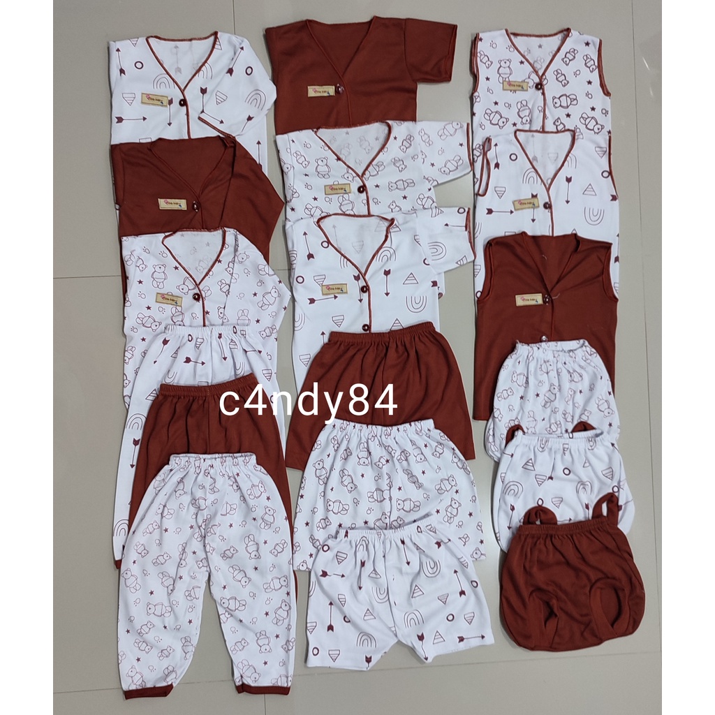 100rb Paket Hemat Set 18 PC Perlengkapan Melahirkan Bayi Baru Lahir Paket newborn baby boy girl Paling Murah paket komplit baju bayi tabur animal 18 pcs c4ndy84 pink