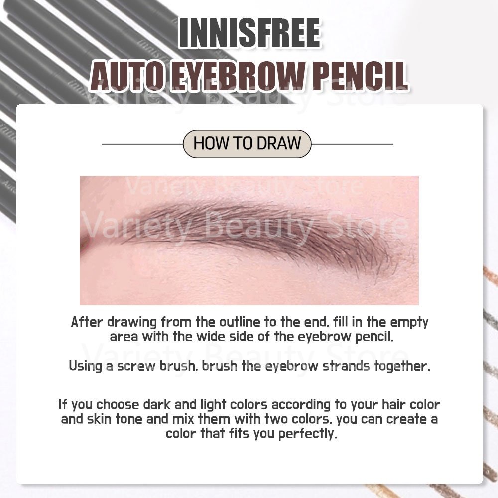 EXP 23.6.18 [innisfree] Auto Eyebrow Pencil 0.3g