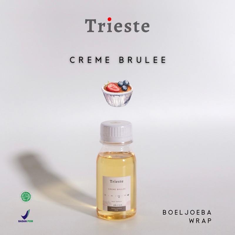 Trieste Creme Brulee Syrup Repack [30, 50, 100] g