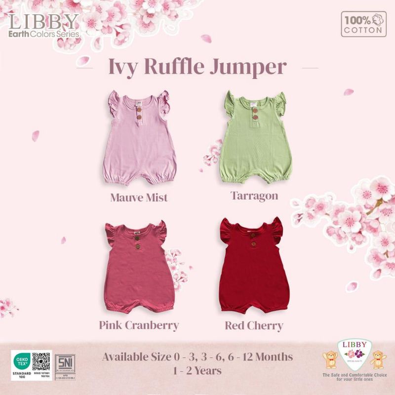 LIBBY Ivy RUFFLE Jumper 0-2 Tahun EARTH COLORS