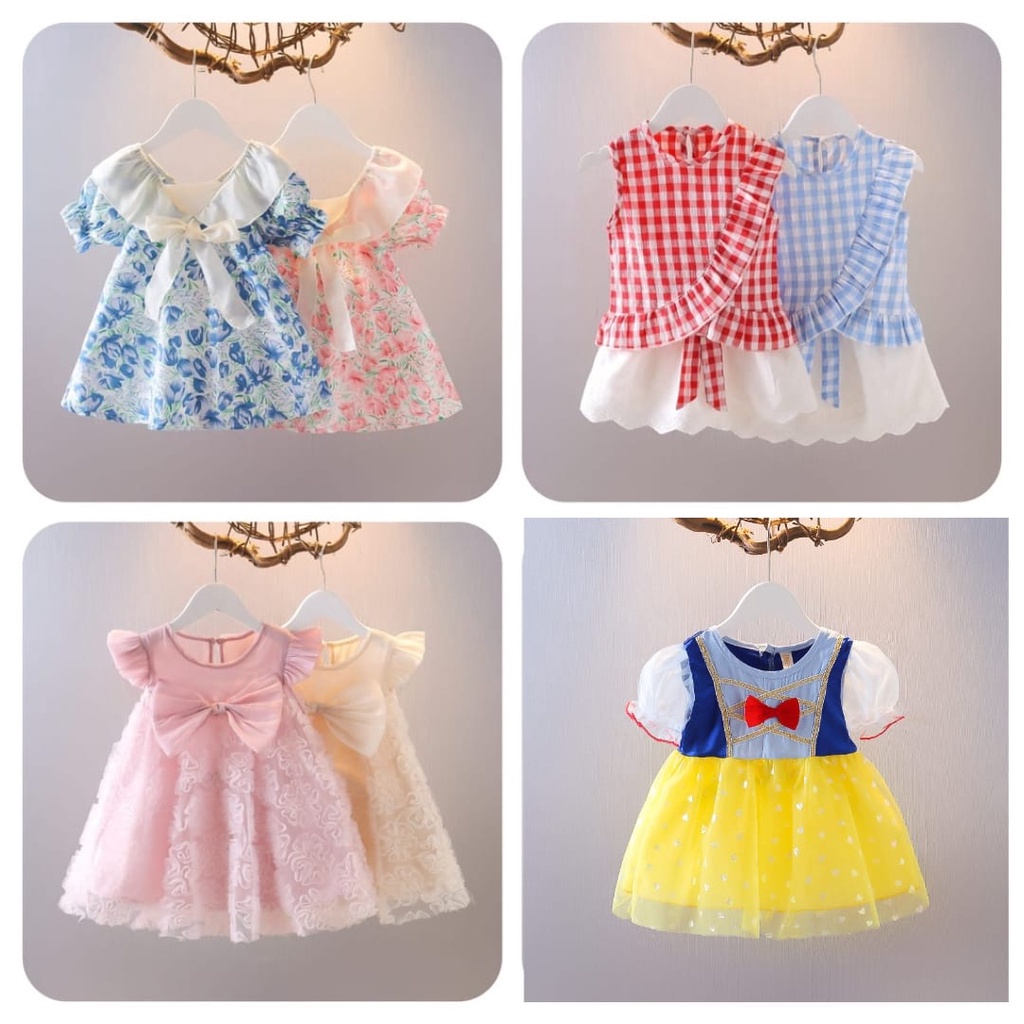 6Bulan - 4Tahun Dress Anak Perempuan / Dress Cinderela Anak Perempuan / Dress Princess Anak Perempuan